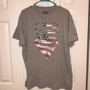 Columbia PFG Gray T-shirt Sz XL